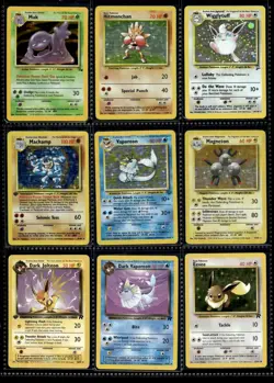 Vtg Pokemon Card Collection Lot Base Set 1st Edition Promo Binder Holos WOTC - Image 1
