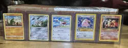 Pokemon Card Lot (5) Vintage Shadowless Arcanine Neo Genesis Cleffa Modern Rares - Image 1