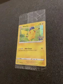 Pokemon/Pokemon GO Prerelease Pikachu Holo Foil Promo Card #028/078 Sealed - Image 3