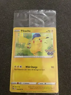Pokemon/Pokemon GO Prerelease Pikachu Holo Foil Promo Card #028/078 Sealed - Image 5