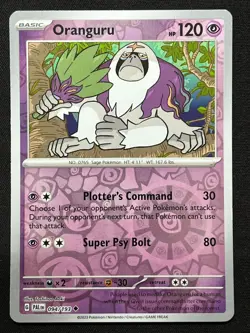 Oranguru 094/193 Pokemon Paldea Evolved Reverse Holo - Image 1