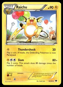 POKEMON RAICHU NEXT DESTINIES 40/99 UC NM/M - Image 1