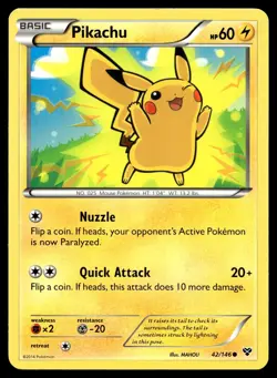 POKEMON PIKACHU XY 42/146 C LP - Image 1