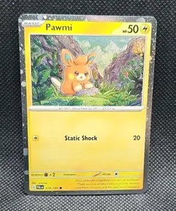 Pawmi 074/193 Cosmos Holo Promo Pokemon 2023 Paldea Evolved NN - Image 1