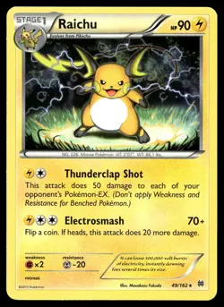 POKEMON RAICHU BREAKTHROUGH 49/162 R NM/M - Image 1