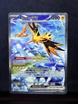 Zapdos ex 202/165 Scarlet & Violet Pokemon 151 SIR Special Illustration Rare (B) - Image 1