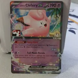 Pokemon Lillie's Clefairy EX Holo Double Rare Prize Pack 056/159 190HP 5ban - Image 1