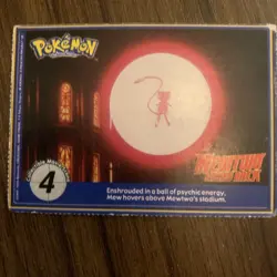 1999 Pokemon Poketrivia Mewtwo Strikes Back Burger King Promo #54 Psyduck - Image 2