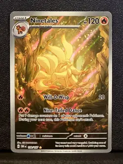 Ninetails Illustration Obsidian Flames #199/197 Pokemon Scarlet & Violet H - Image 1