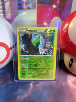 Metapod 2/106 Pokemon TCG XY Flashfire Reverse Holo Uncommon NM - Image 1