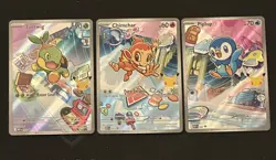 Pokemon First Partner Illustration Set Series 1 Promo 40 41 42 Sinnoh - Image 1