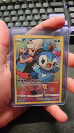 Piplup 239/236 Pokemon Sun & Moon Cosmic Eclipse Secret Rare - Image 1
