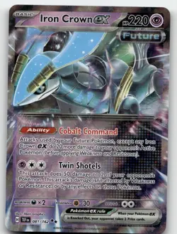 IRON CROWN EX 081/162 DOUBLE RARE TEMPORAL FORCES POKEMON NEAR MINT - Image 2