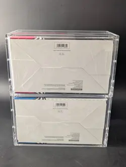 2x Pokemon Black Bolt White Flare Sealed Booster Bundle Display Case W/Acrylic - Image 2