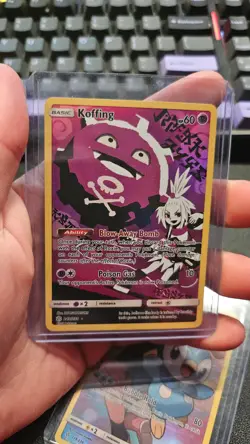 Pokemon TCG Koffing (Secret) 243/236 Sm-Cosmic Eclipse Holo - Image 1