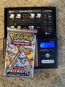 🔥1x 22.60🔥 HEAVY! GOD PACKU! Prismatic Evolutions Sealed Pack! PRE S&V Pokemon - Image 1