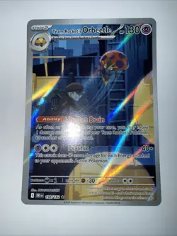 Pokemon TCG Team Rocket’s Orbeetle 198/182 Destined Rivals Illustration Rare NM - Image 3