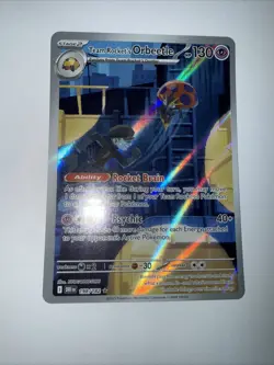 Pokemon TCG Team Rocket’s Orbeetle 198/182 Destined Rivals Illustration Rare NM - Image 5