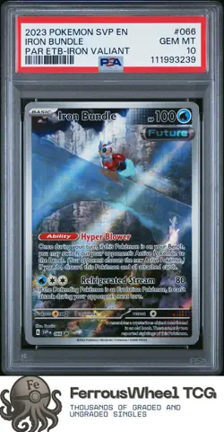Iron Bundle #066 - 2023 Pokemon Svp En-Sv Black Star Promo - PSA 10 - Image 1