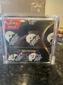 Pokemon TCG Phantasmal Flames Booster Box 36 Packs Factory Sealed + Acrylic Case - Image 1