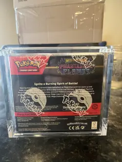 Pokemon TCG Phantasmal Flames Booster Box 36 Packs Factory Sealed + Acrylic Case - Image 2
