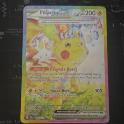 Pokemon Pikachu Ex 238/191 Sv08: Surging Sparks Holo Special Illustration Rare - Image 1