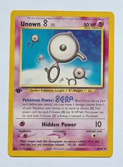 Pokemon - Unown B - Neo Revelation 39/64 1st Edition - Uncommon - LP - Image 1