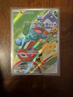 Pokemon TCG: Bulbasaur 037 - First Partner Illustration Rare Promo (Series 1) - Image 1