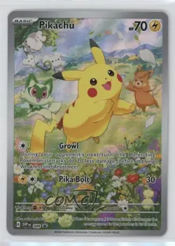 Pikachu (Paldea Adventure Chest) Holo Pokemon Scarlet & Violet Black Star Promo - Image 1