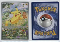 Pikachu (Paldea Adventure Chest) Holo Pokemon Scarlet & Violet Black Star Promo - Image 3