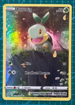 Pokemon TCG Turtwig GG31/GG70 Holo Rare Crown Zenith: Galarian Gallery English - Image 1