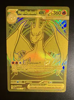 Pokemon TCG Mega Charizard Y EX 294/217 ASCENDED HEROS ULTRA HYPER RARE - Image 1