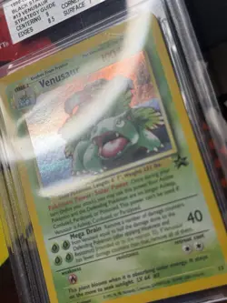 2000 POKEMON PROMO BLACK STAR #13 VENUSAUR-HOLO BGS 8 / PSA 8 - Image 2