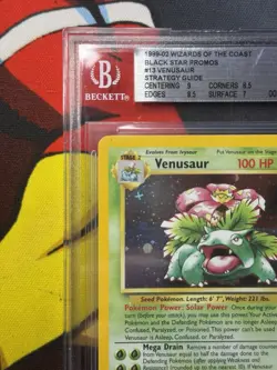 2000 POKEMON PROMO BLACK STAR #13 VENUSAUR-HOLO BGS 8 / PSA 8 - Image 4