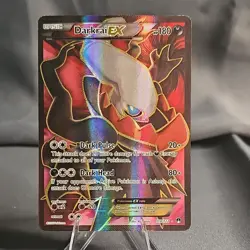 Pokemon Darkrai EX Ultra Rare Full Art Holo 118/122 Breakpoint 2016 LP - Image 1