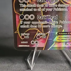 Pokemon Darkrai EX Ultra Rare Full Art Holo 118/122 Breakpoint 2016 LP - Image 5