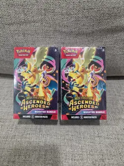 Pokemon Ascended Heroes Booster Bundles x2 - Image 1