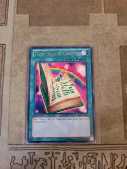 YUGIOH TOON TABLE OF CONTENTS LCYW-EN116 RARE 1ST ED LP - Image 1