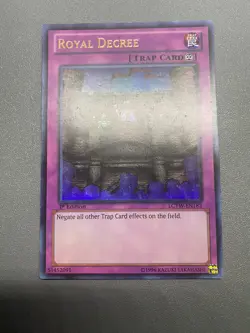 Yu-Gi-Oh! Royal Decree Ultra Rare 1st Edition LCYW-EN182 (HP) - Image 1