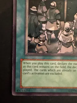 Yu-Gi-Oh Prohibition PSV-039 NO NAME ERROR MISPRINT Pharaoh’s Servant Rare - Image 5