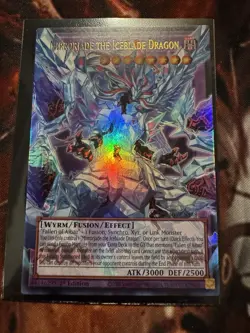 Overframe Ultra Rare Mirrorjade The Iceblade Dragon (RA05-EN148) 1st Edition NM - Image 1