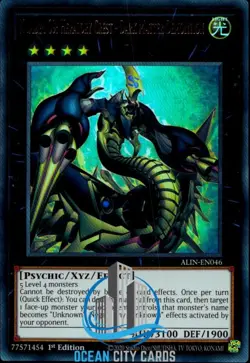 Yugioh Number 69: Heraldry Crest - Dark Matter Demolition ALIN-EN046 UR 1st Ed - Image 1