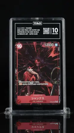 2024 One Piece Shanks (Alt Art) OP09-004 Emperors in the New World TAG 10 GM - Image 1