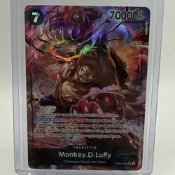 Monkey.D.Luffy OP04-090 Kingdoms of Intrigue Super Rare Foil 7000 Power - Image 1