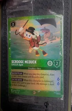 Factory Sealed Disney Lorcana Promo Cards Scrooge McDuck S.H.U.S.H. Agent 36/p3 - Image 1