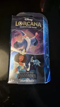 Disney Lorcana - Rise Of The Floodborn - Starter Set - Amethyst & Steel - New - Image 1