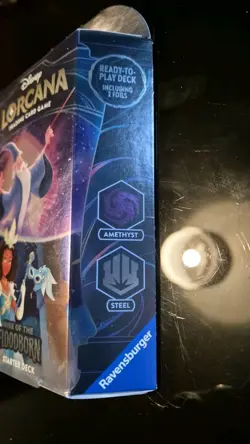 Disney Lorcana - Rise Of The Floodborn - Starter Set - Amethyst & Steel - New - Image 2