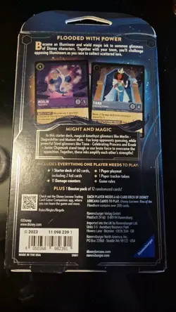 Disney Lorcana - Rise Of The Floodborn - Starter Set - Amethyst & Steel - New - Image 3