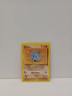 Pokemon TCG Rhyhorn Jungle 61/64 Regular Unlimited Common - Image 1