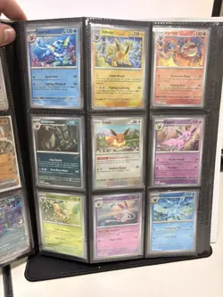 Prismatic Evolutions Complete 9 Card Eeveelution Poke Ball Holo Set NM - Image 1